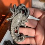 Silver Obsidian Golden Obsidian Scorpion Animal Zodiac Carving