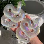 Angel Aura Coated Snake Animal Carving