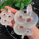 Angel Aura Coated Snake Animal Carving