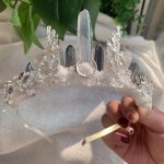 Aura Coated Quartz Mermaid Crown