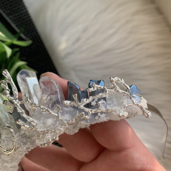 Aura Coated Quartz Mermaid Crown