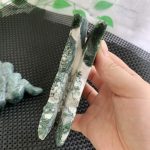 Moss Agate Butterfly Fairy Crystal Butterfly Fairy Carving