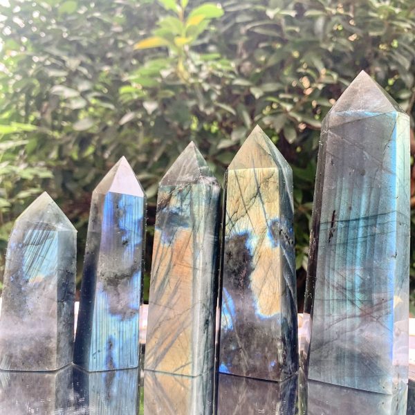 Big Labradorite Tower Crystal Point Tower