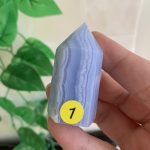 Blue Lace Agate Point Tower