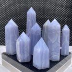 Blue Lace Agate Point Tower