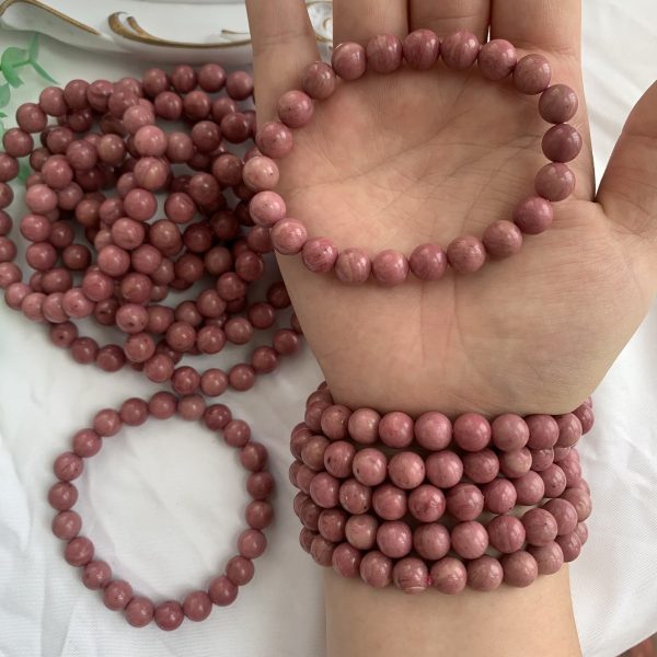 8mm Crystal Stones Bracelet Mutil Material Round Beads Bracelets