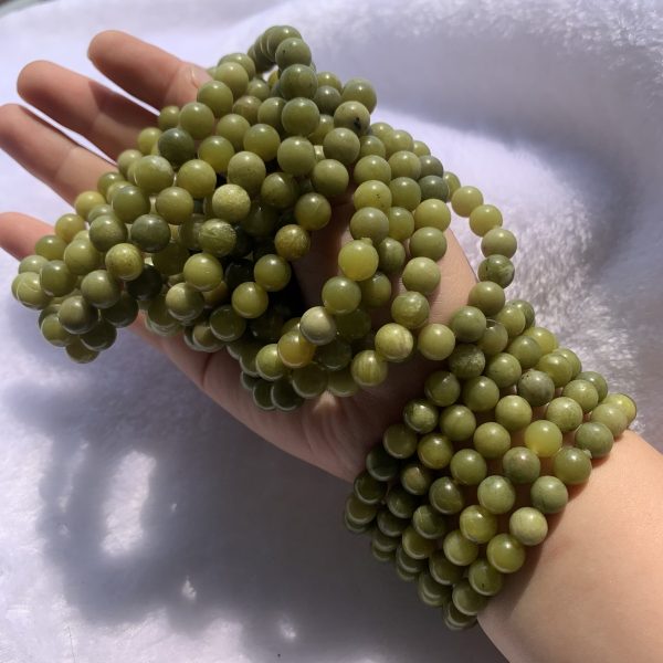 8mm Crystal Stones Bracelet Mutil Material Round Beads Bracelets