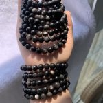 8mm Crystal Stones Bracelet Mutil Material Round Beads Bracelets