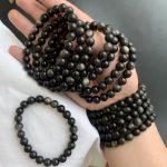 8mm Crystal Stones Bracelet Mutil Material Round Beads Bracelets