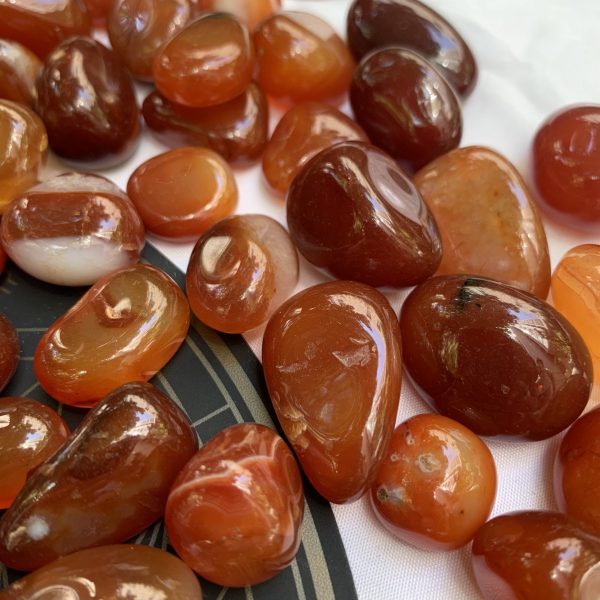 Carnelian Polished Stone Small Carnelian Tumbled Stone