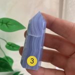 Blue Lace Agate Point Tower