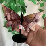 Small Crystal Butterfly Wing With Stand