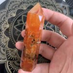 Red Agate Point Tower Carnelian Tower Crystal Tower