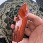 Red Agate Point Tower Carnelian Tower Crystal Tower