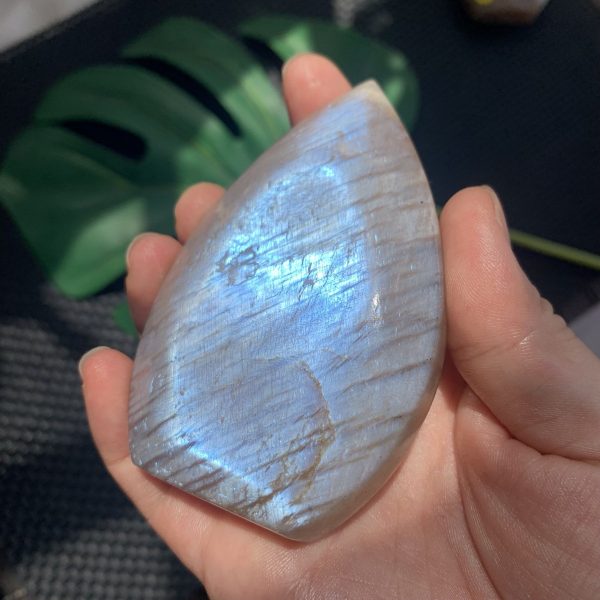 Flashy Moonstone Sunstone Point Freeform