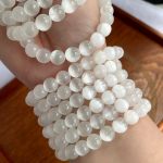 8mm Crystal Stones Bracelet Mutil Material Round Beads Bracelets