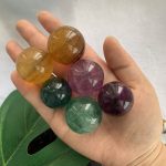 Mini Colorful Fluorite Sphere Ball