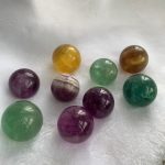 Mini Colorful Fluorite Sphere Ball