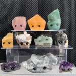 Cute Crystal Hedgehog Carving