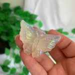 Mini Selenite Butterfly Animal Carving