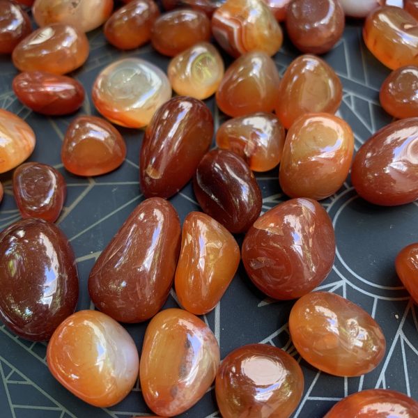 Carnelian Polished Stone Small Carnelian Tumbled Stone