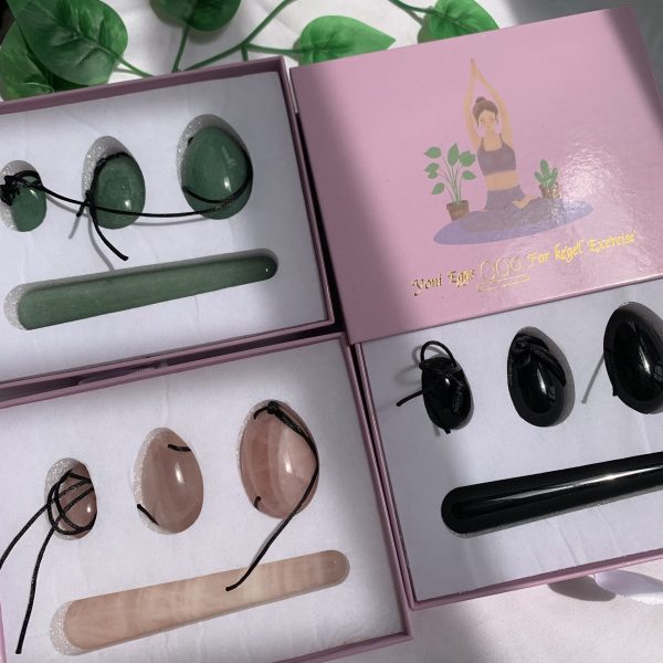 Crystal Yoni Eggs Massage Wand Set Box Gift