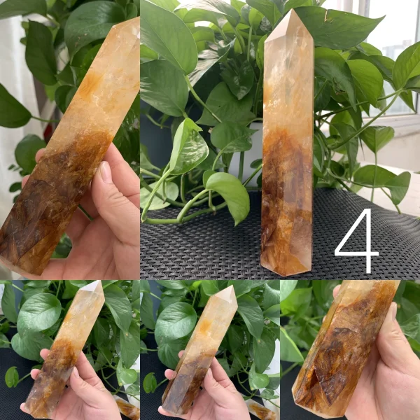 Big Golden Healer Quartz Point Tower