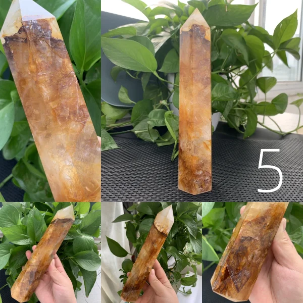 Big Golden Healer Quartz Point Tower