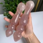 Goddess Wand Rose Quartz Yoni Wand Crystal Pleasure Wand