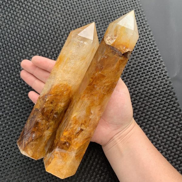 Big Golden Healer Quartz Point Tower