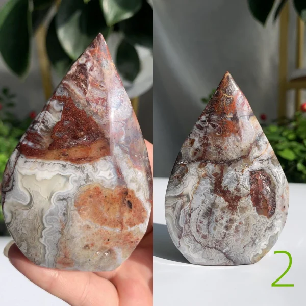 Mexico Crazy Agate Freeform Self-Standing