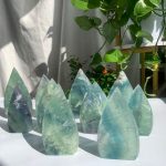 Feather Fluorite Freeform Self-Standing Crystal Wholesale China