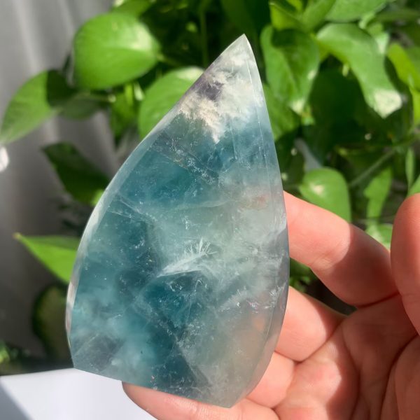 Feather Fluorite Freeform Self-Standing Crystal Wholesale China