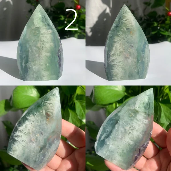 Feather Fluorite Freeform Self-Standing Crystal Wholesale China