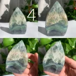 Feather Fluorite Freeform Self-Standing Crystal Wholesale China