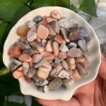 Pink Botswana Agate Gravel Polished Stone