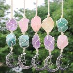 Raw Crystals Car Hanging Rough Healing Crystals Home Decor