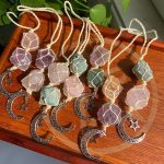 Raw Crystals Car Hanging Rough Healing Crystals Home Decor