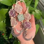 Raw Crystals Car Hanging Rough Healing Crystals Home Decor