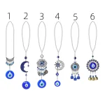 Blue Evil Eye Wall Hanging Tear Drop Lucky Gift Sun Catcher