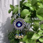 Blue Evil Eye Wall Hanging Tear Drop Lucky Gift Sun Catcher