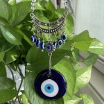 Blue Evil Eye Wall Hanging Tear Drop Lucky Gift Sun Catcher