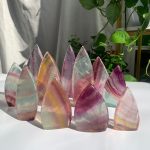 Candy Fluorite Freeform Self-Standing Colorful Fluorite Decoration