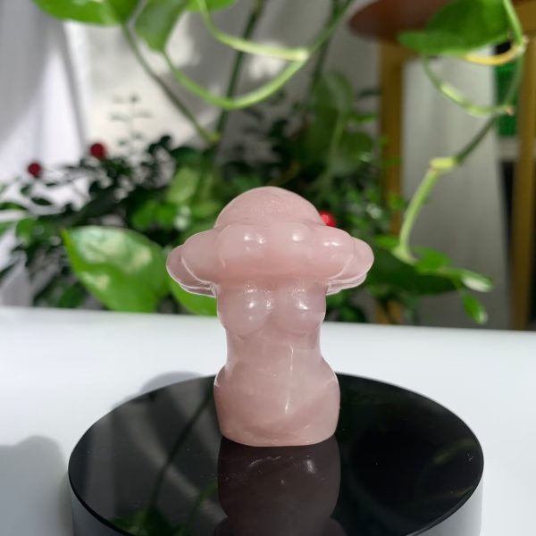 Crystal Mushroom Goddess Carving 2.2inch Crystal Mushroom Lady