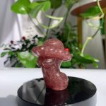 Crystal Mushroom Goddess Carving 2.2inch Crystal Mushroom Lady