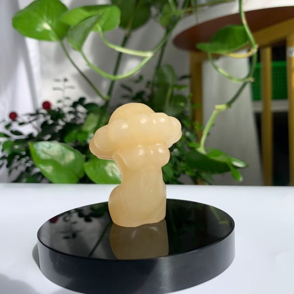 Crystal Mushroom Goddess Carving 2.2inch Crystal Mushroom Lady