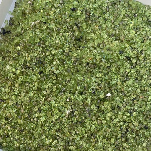 Olivine Chips Peridot Crystal Chips Wholesale