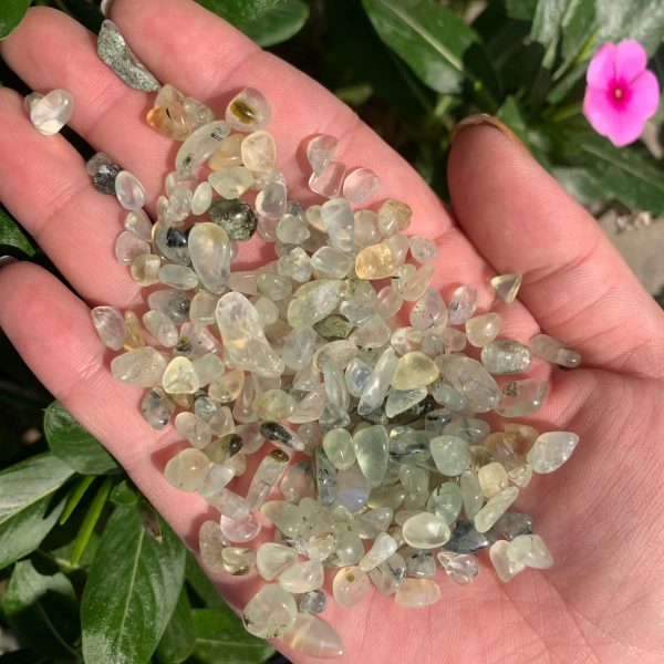 Prehnite Chips Crystal Chips Wholesale