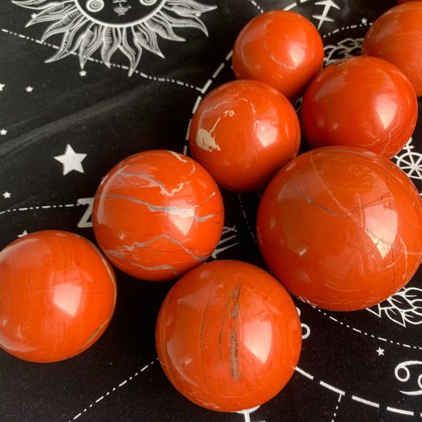 Red Jasper Sphere Ball Crystal Ruby Jasper Sphere