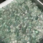 Green Fluorite Chips 7-9mm Crystal Crushed Chips Free Shipping